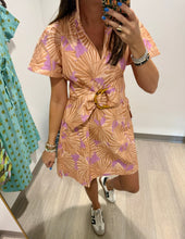 Load image into Gallery viewer, Holly Shae Violet Fan Brooke Dress
