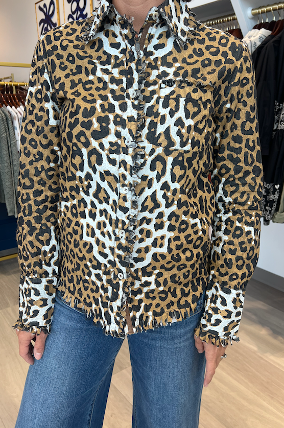 Dizzy Lizzie Cape Cod Denim Cheetah