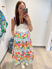 Load image into Gallery viewer, John Mark Floral Tiered Skirt
