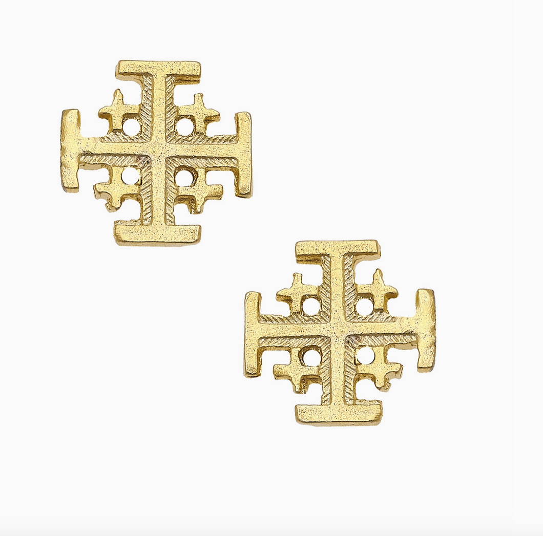 Susan Shaw Cross Stud Earring