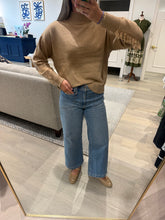 Load image into Gallery viewer, Charlie B Mock Neck Fringe Sweater
