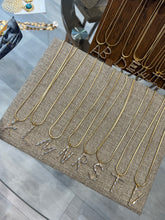 Load image into Gallery viewer, Virtue Baguette Monogram Necklace
