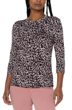Load image into Gallery viewer, Liverpool Animal Scoop Neck Top
