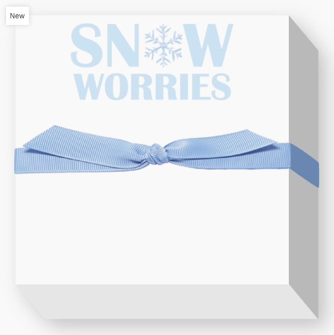 Snow Worries Chubbie Notepad