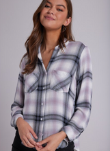 Load image into Gallery viewer, Bella Dahl Plaid Two Pocket Button Down Shirt
