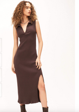 Load image into Gallery viewer, Project Social T Smooth Operator Collared Rib Dress
