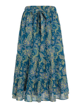 Load image into Gallery viewer, Livro Market Skirt Teal Paisley

