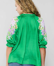 Load image into Gallery viewer, Floral Sleeve Blouse
