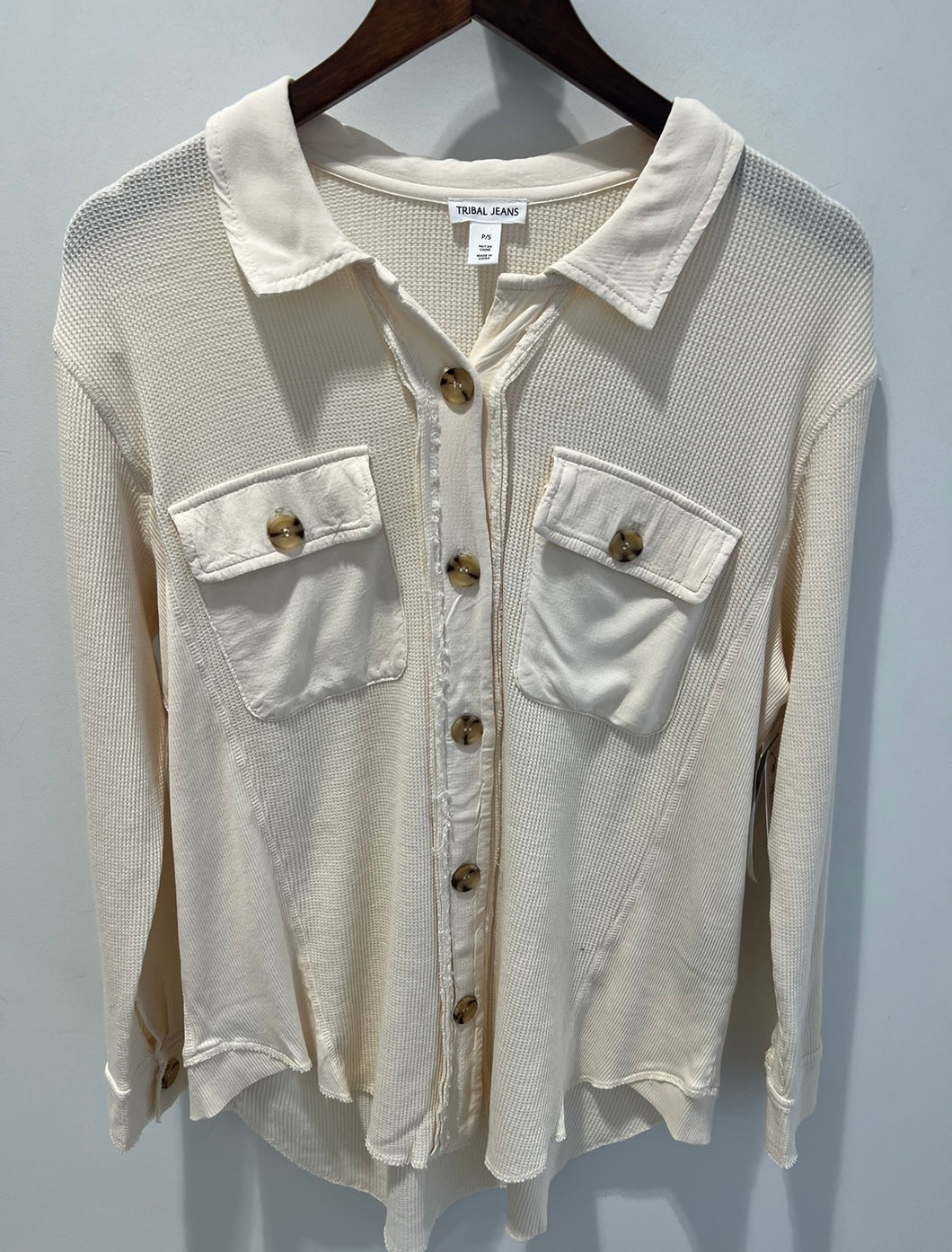 Tribal Cotton Button Up Jacket