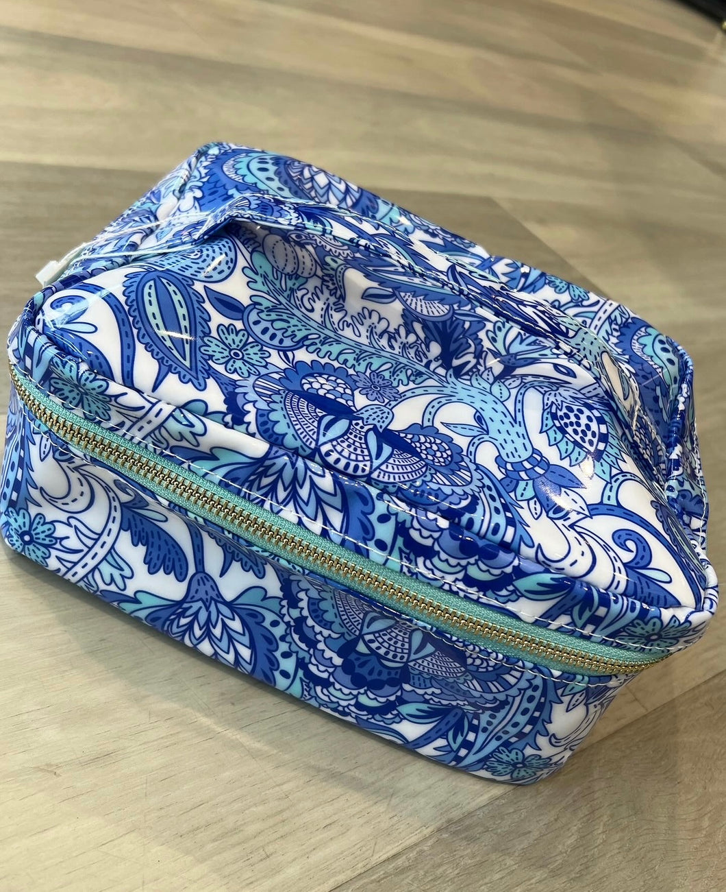 TRVL Paisley Luxe Gloss Top Handle Bag
