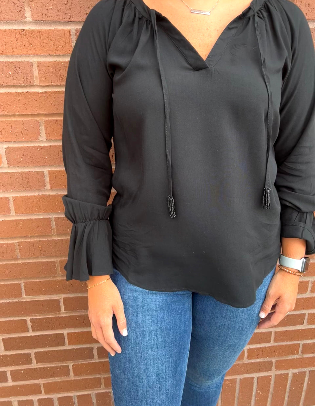 La Mer Luxe Long Sleeve Christy Top