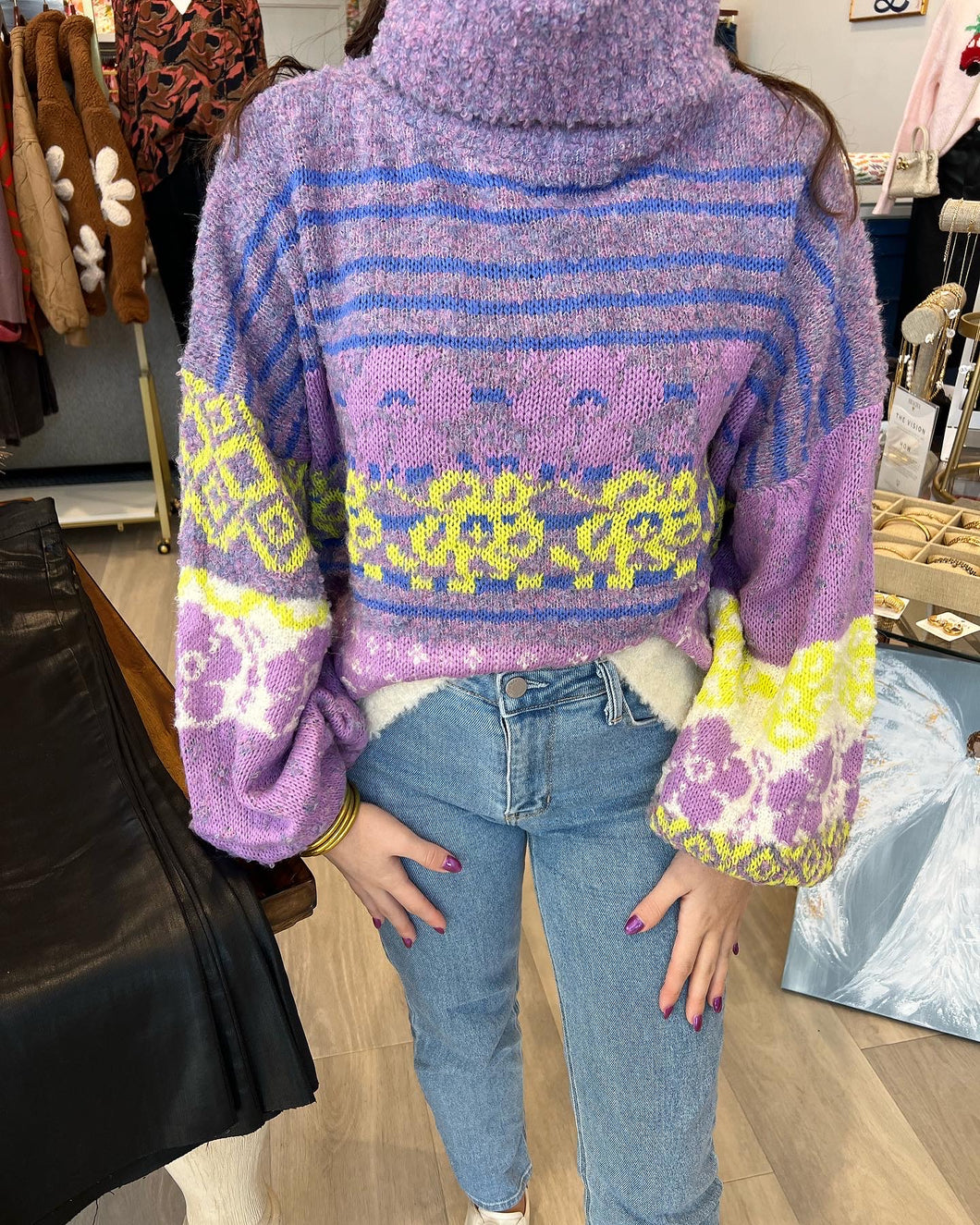 Cozy and Colorful Sweater