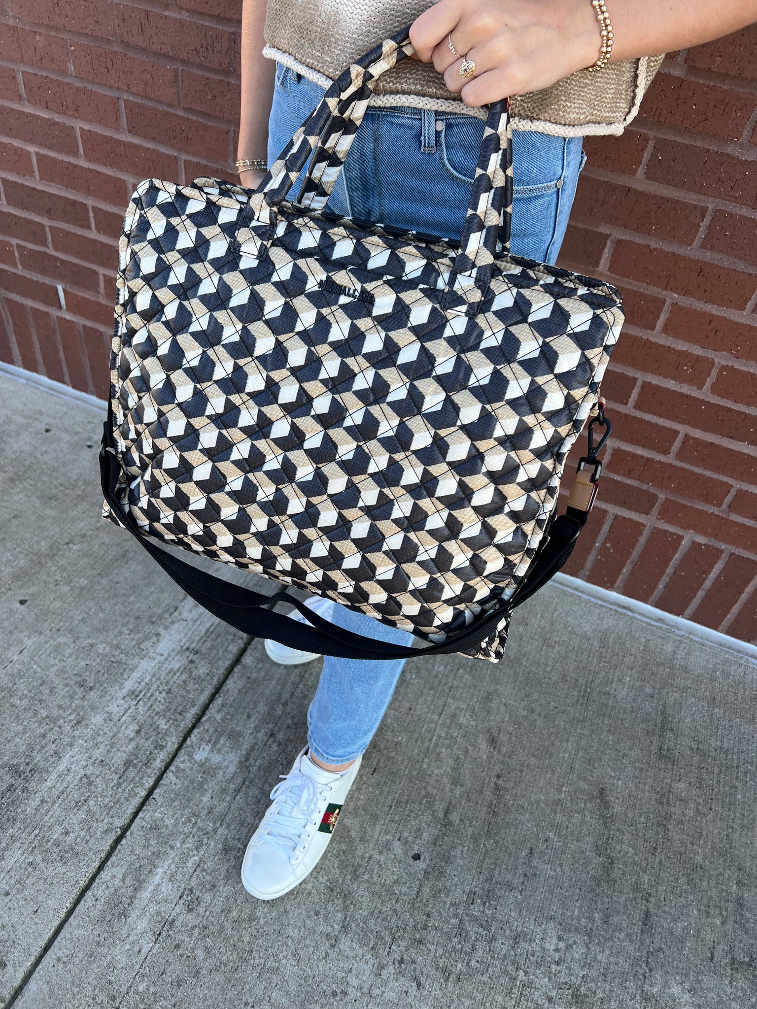 Autumn Geo Mini Metro Box Tote